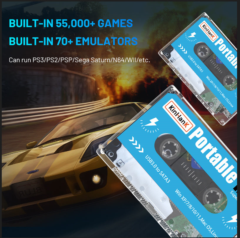 KINHANK Batocera 500GB HDD